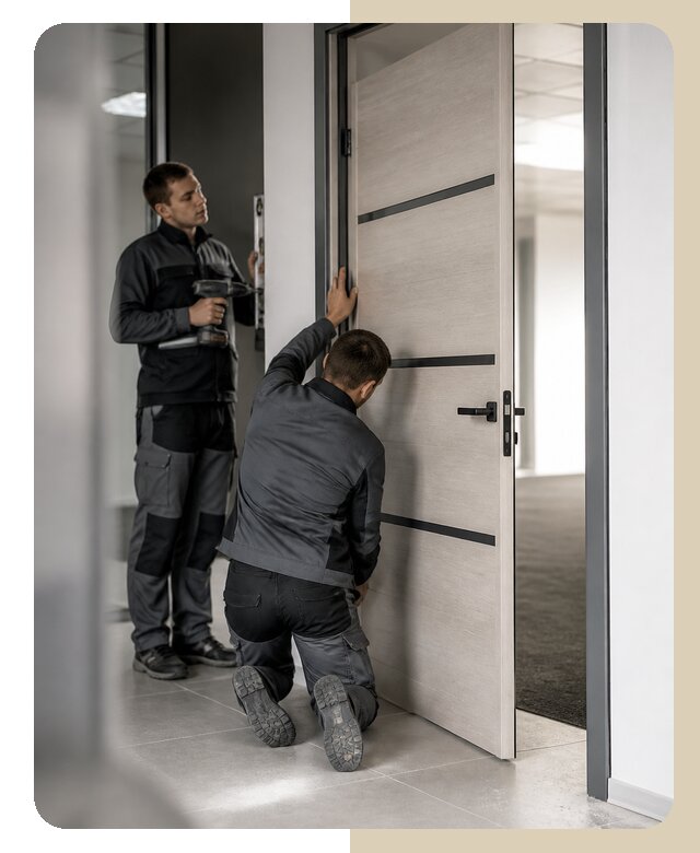Установка двери в офис в Улане-Удэ по цене от 5122 р. | ДвериЛегко-Лнд