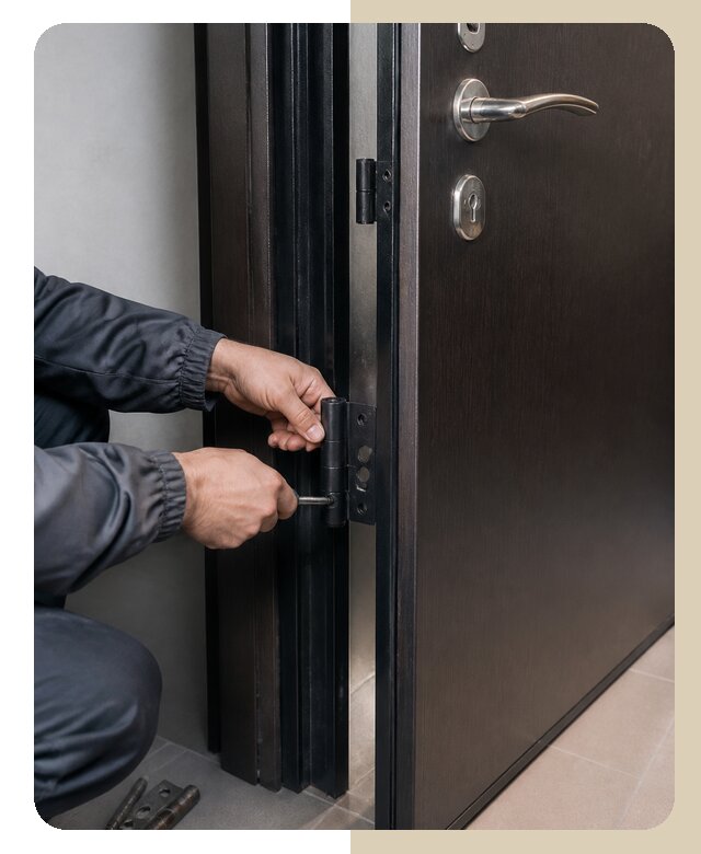 Замена петель входной двери в Улане-Удэ по цене от 3585 р. | ДвериЛегко-Лнд