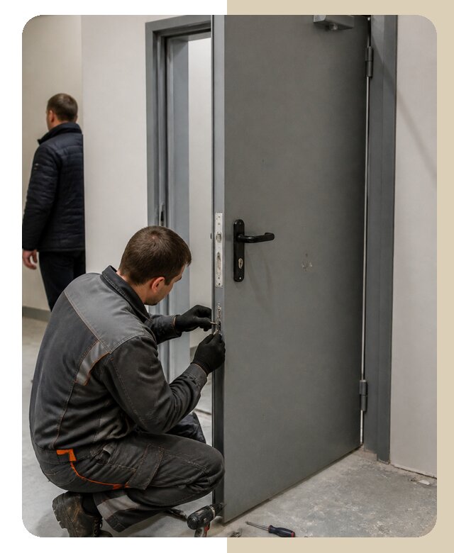 Ремонт противопожарной двери в Улане-Удэ по цене 6658 р. | ДвериЛегко-Лнд
